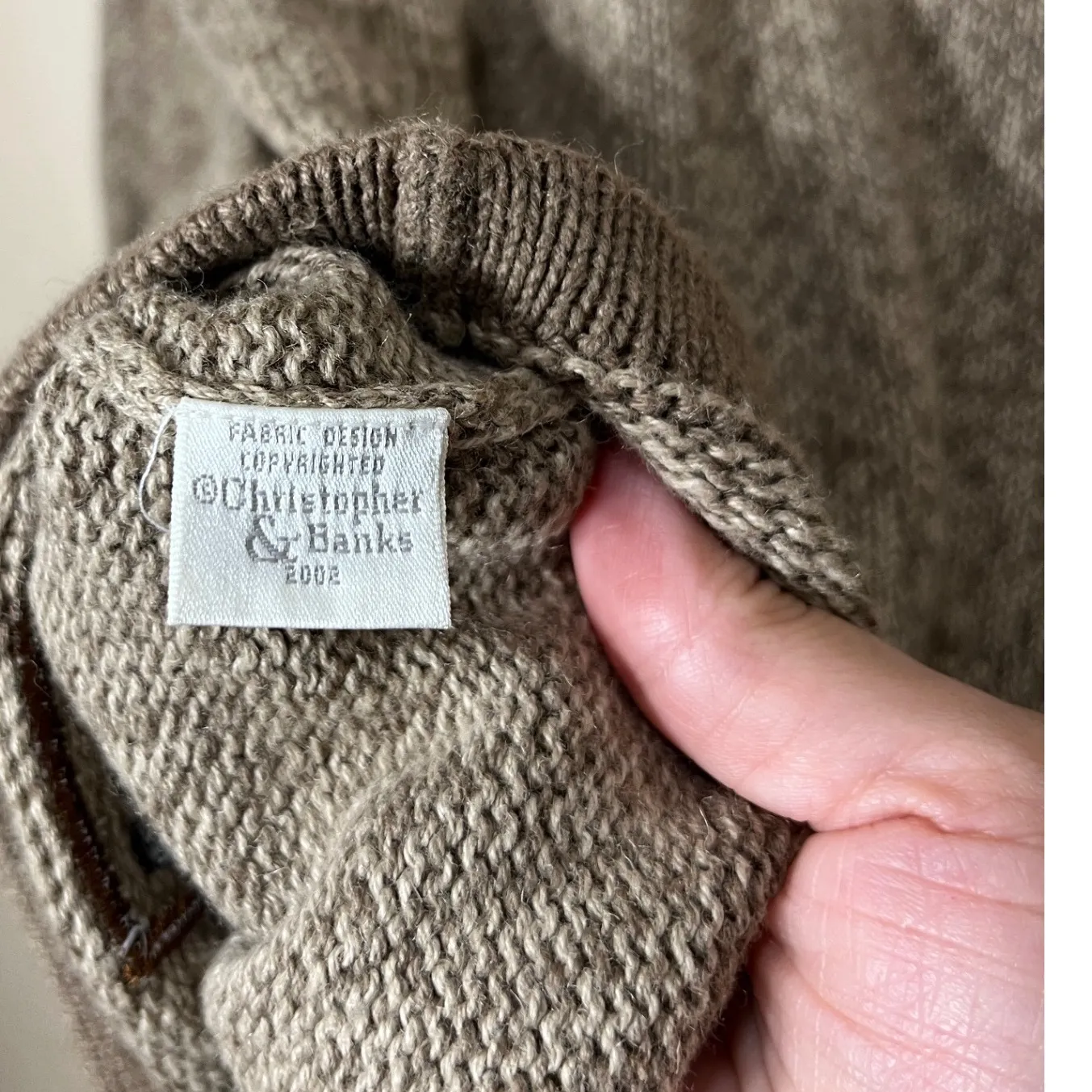 Christopher & Banks Cardigan Sweater 12 Days Of Christmas Embroidered Patchwork - Image 9