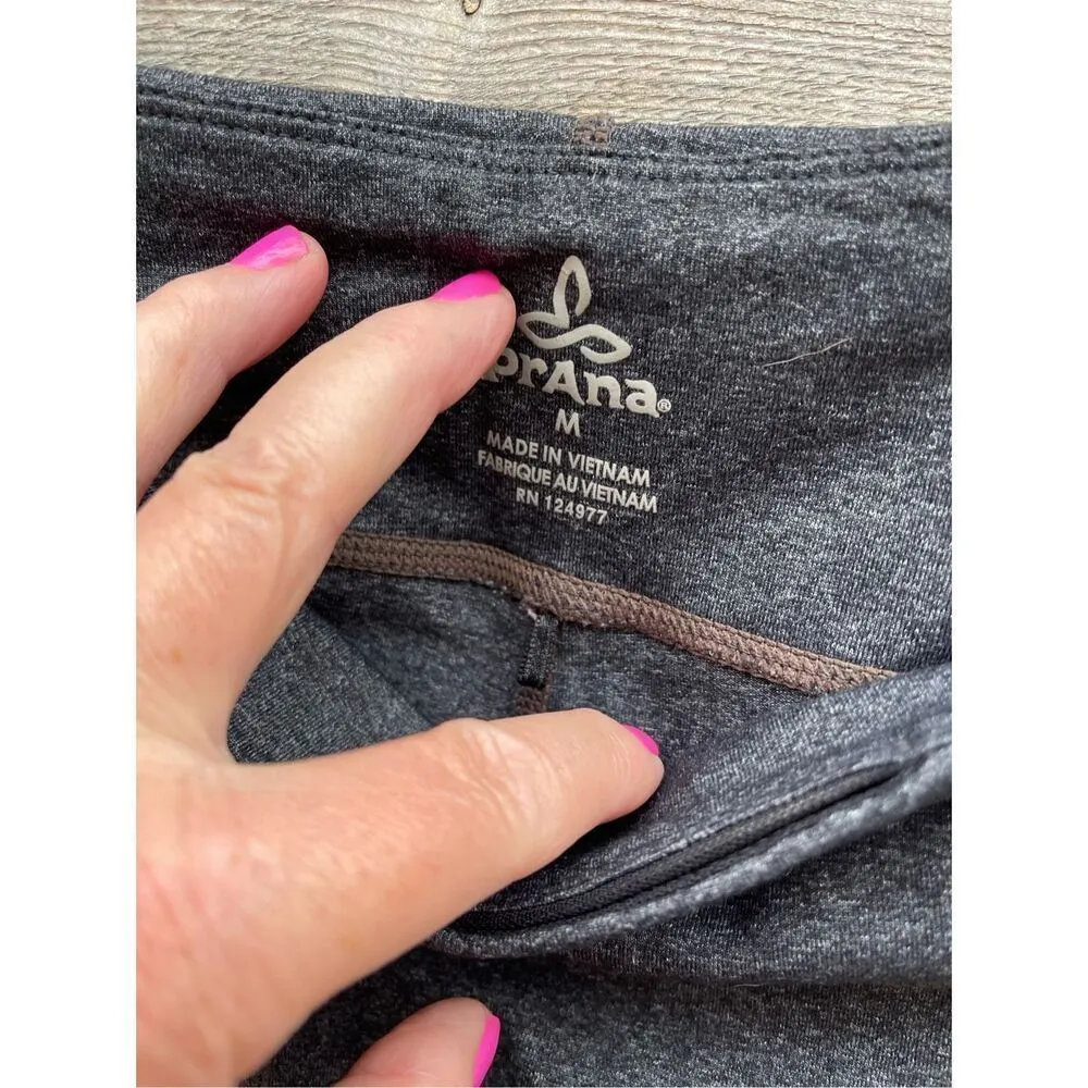 Prana Audrey Knicker size M capri low rise in grey - Image 2