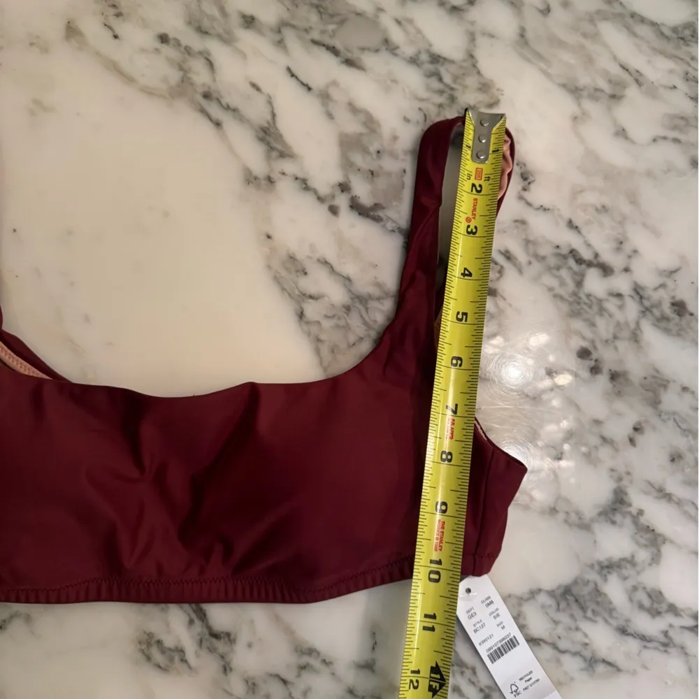 NWT Squareneck bikini top Sz Medium Sienna Brown Sold Out - Image 7