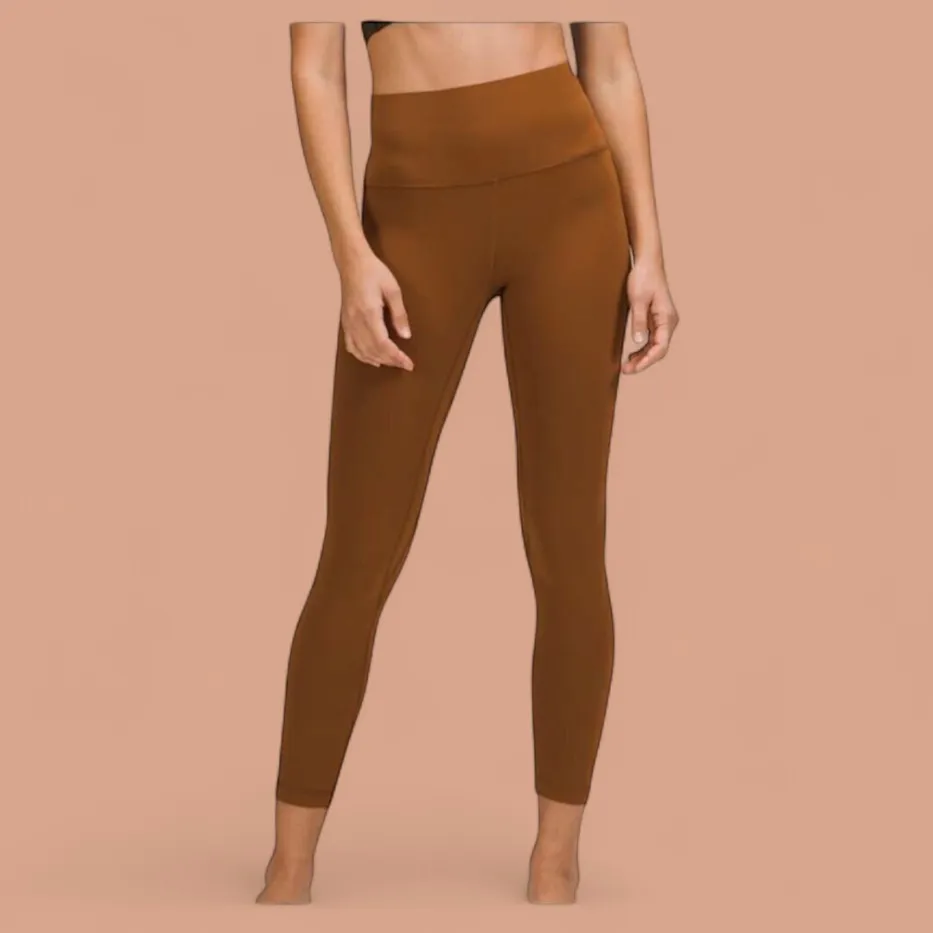 LULULEMON Align High Rise Leggings Women’s Size 0 Copper Brown Buttery Soft Yoga - Image 10