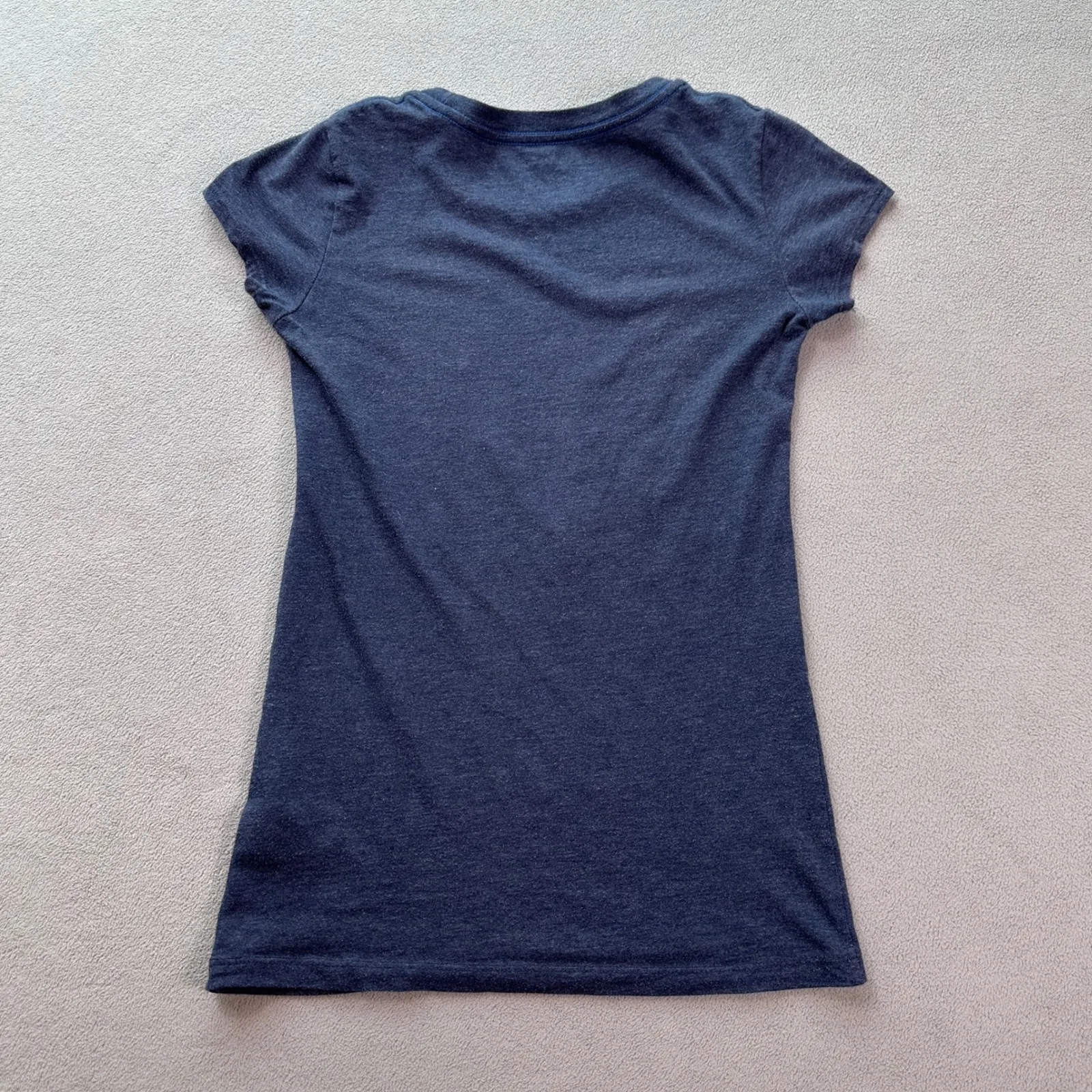 Aeropostale Womens T Shirt NY Surf League Champs Graphic Tee Navy Blue M Crew - Image 2