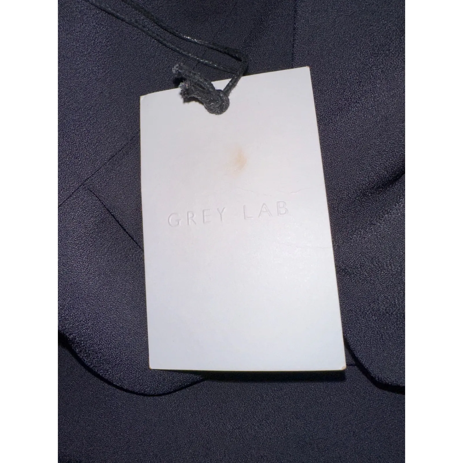 Grey Lab‎ Los Angeles Black Mini Dress Short Sleeve Wrap Style Belted NWT Size M Size M - Image 7