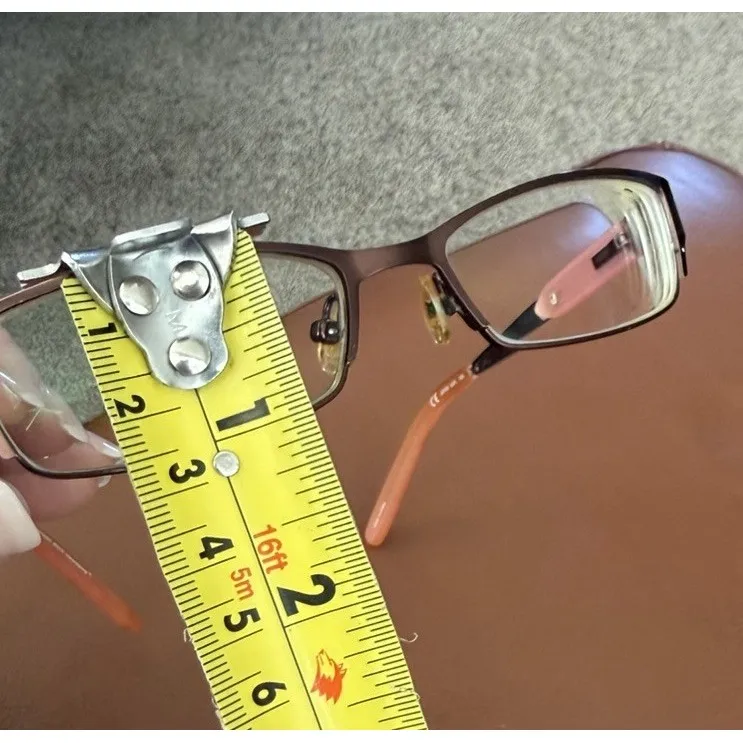 Juicy Couture Eyeglasses JU100 0JFL  135 Pink And Brown Rectangle, Women's - Image 15