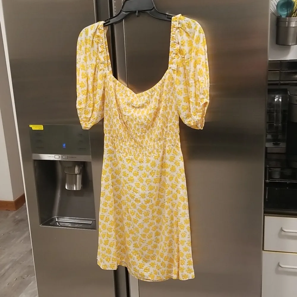 💕FAITHFULL THE BRAND💕 Shimma Dress ~ Bette Floral Yellow Medium US 6 NWT - Image 9