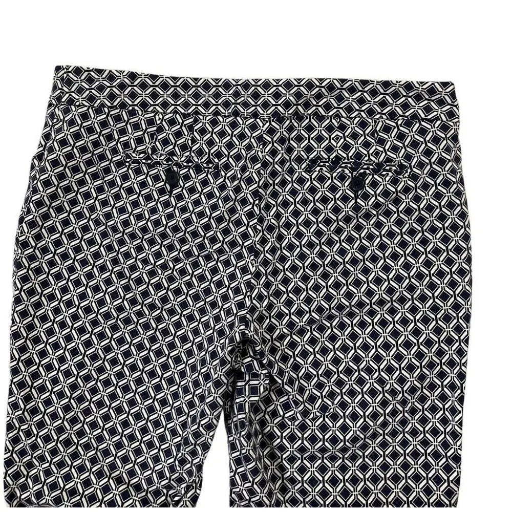 Laundry by Shelli Segal Women Size 10 Blue Ankle Pants H1-642 - Image 3