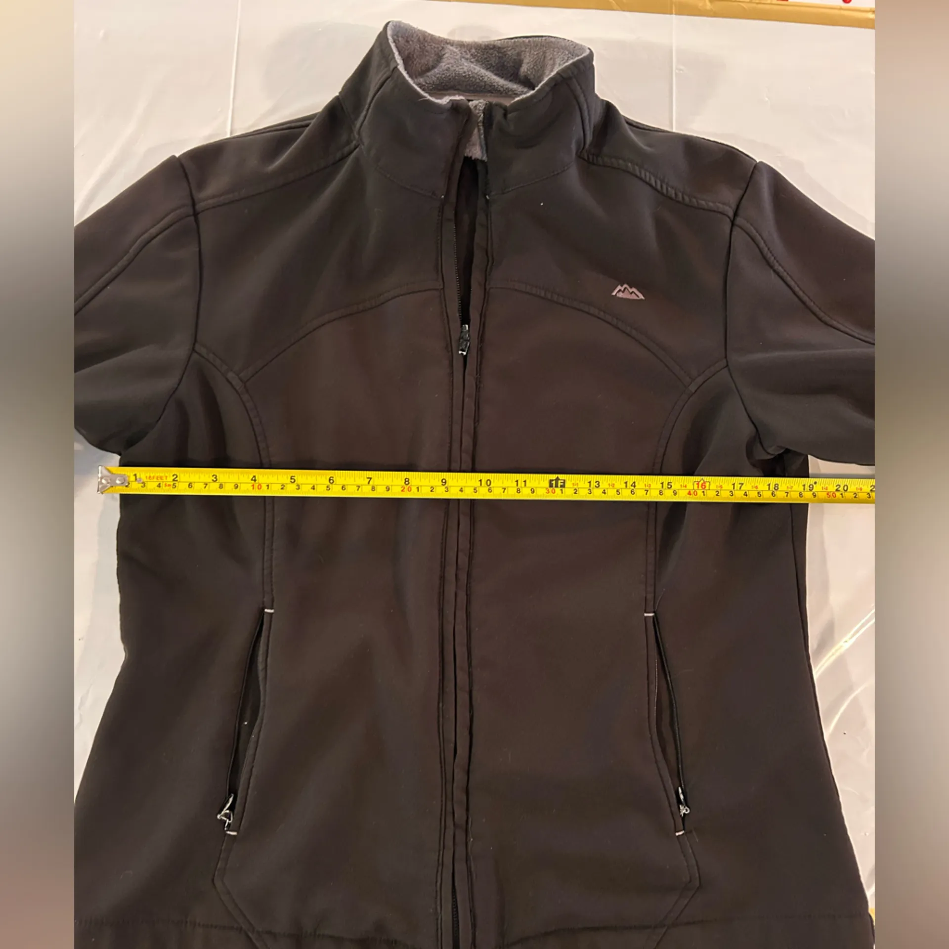 Snozu  Fleece Lined Lightweight Jacket/Coat—Large Black - Image 6