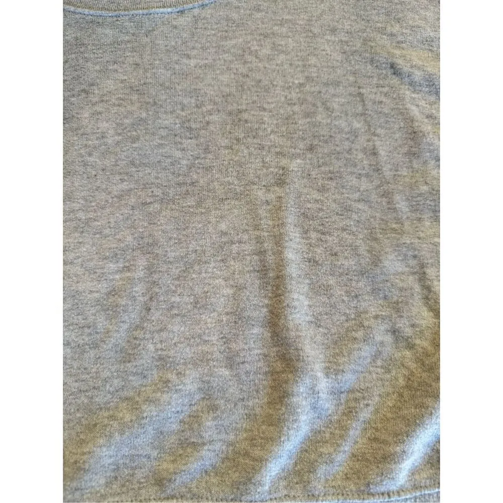 All saints boxy pullover crewneck sweater size medium oversized grey - Image 3