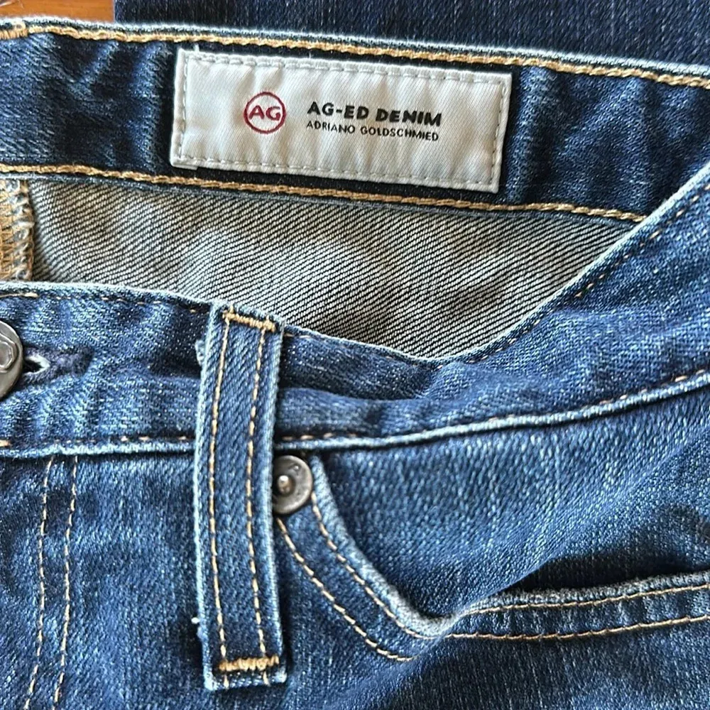 AG-ED Adriano Goldschmed women’s jodi crop high rise flare jean pants size 25R - Image 8