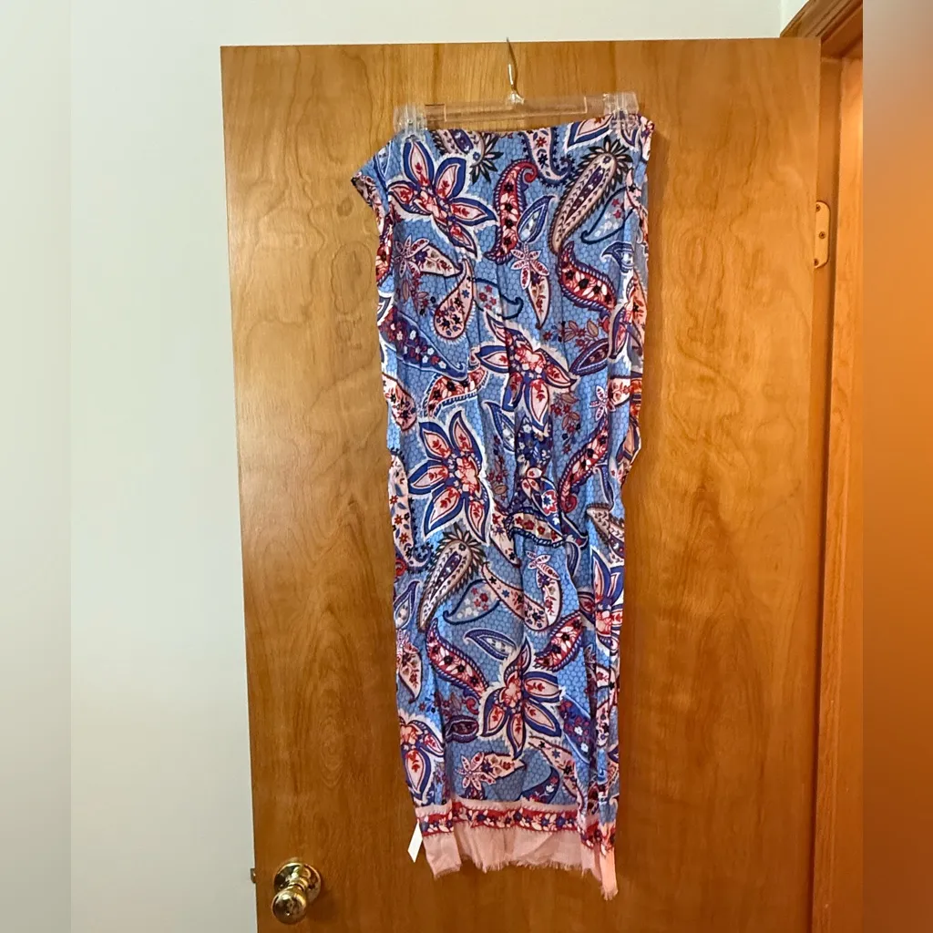 Talbots Paisley Floral All-Over Print 100% Modal Floral Travel Lightweight NWT - Image 2