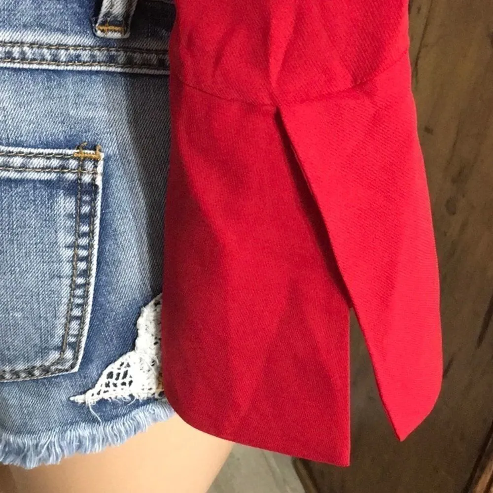 Rachel Roy lipstick red top. Red Size XS - Image 4