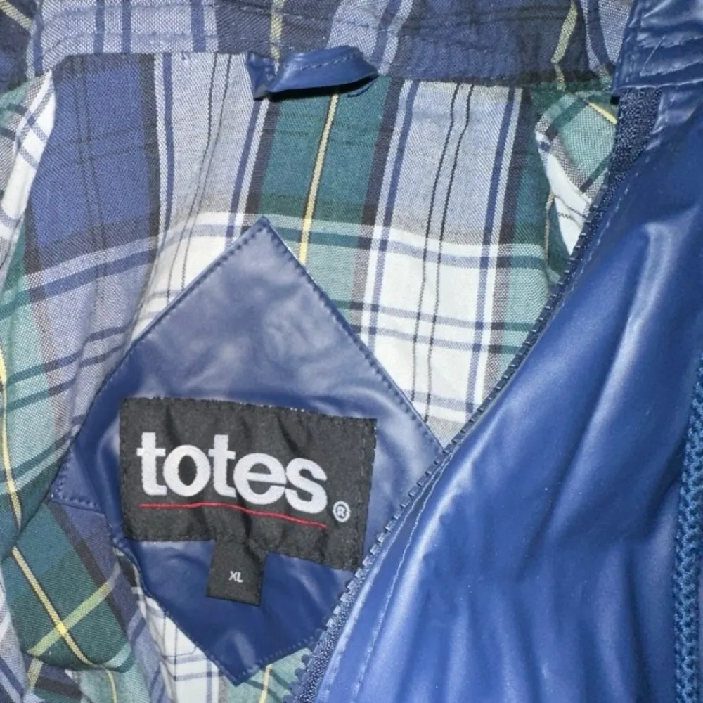 Totes Navy Rain Coat with Hood‎ Blue Size XL - Image 5