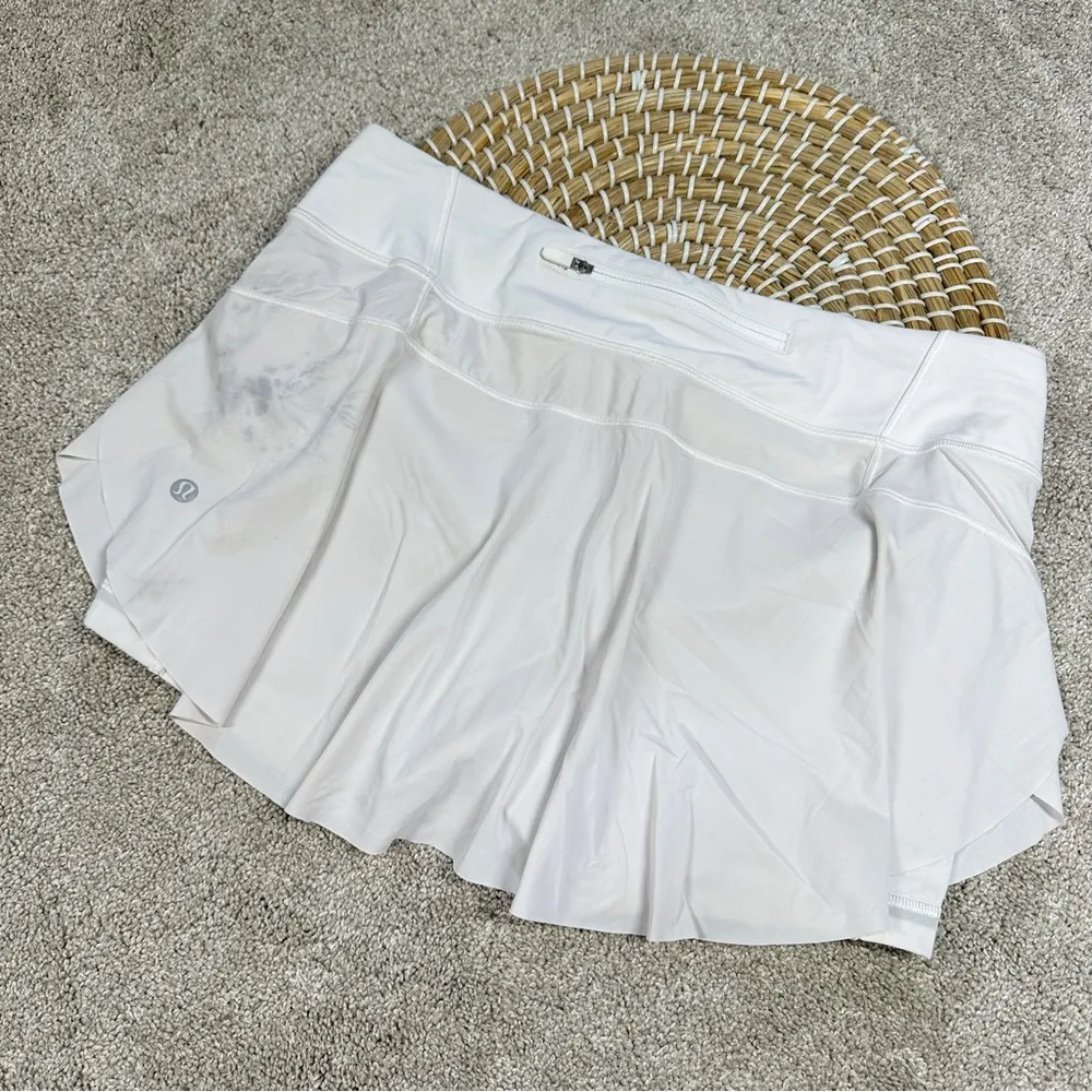 Women’s Quick Pace Skirt Skort 13" White Size 8 - Image 7