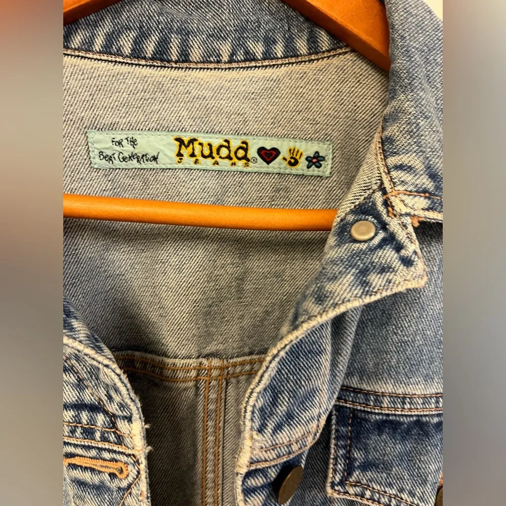 Vintage 90's Mudd Jean Jacket denim size L - Image 4