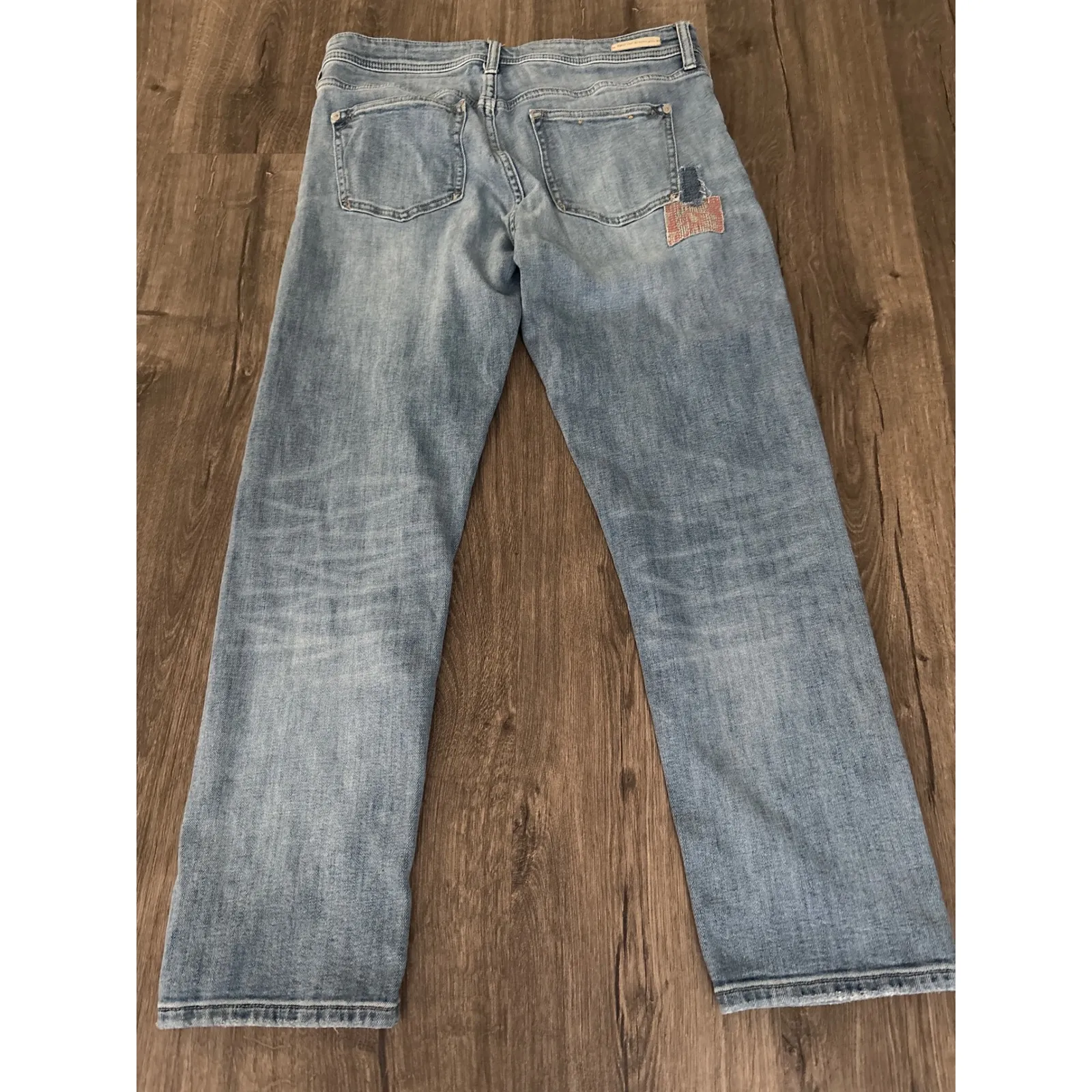 ANTHROPOLOGY Pilcro and the Letterpress Slim Boyfriend Jeans Size 28 Distressed - Image 5