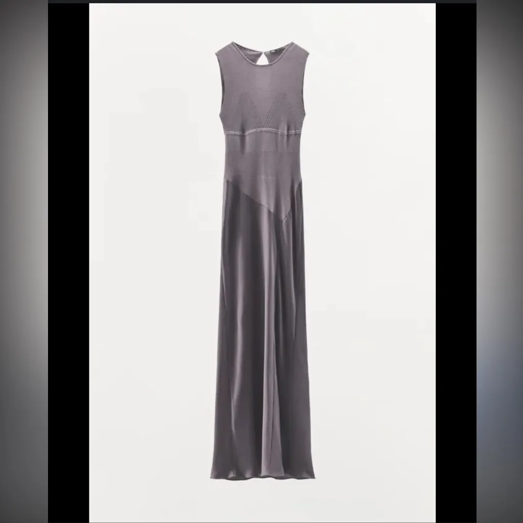 Zara midi satin effect dress - Image 2