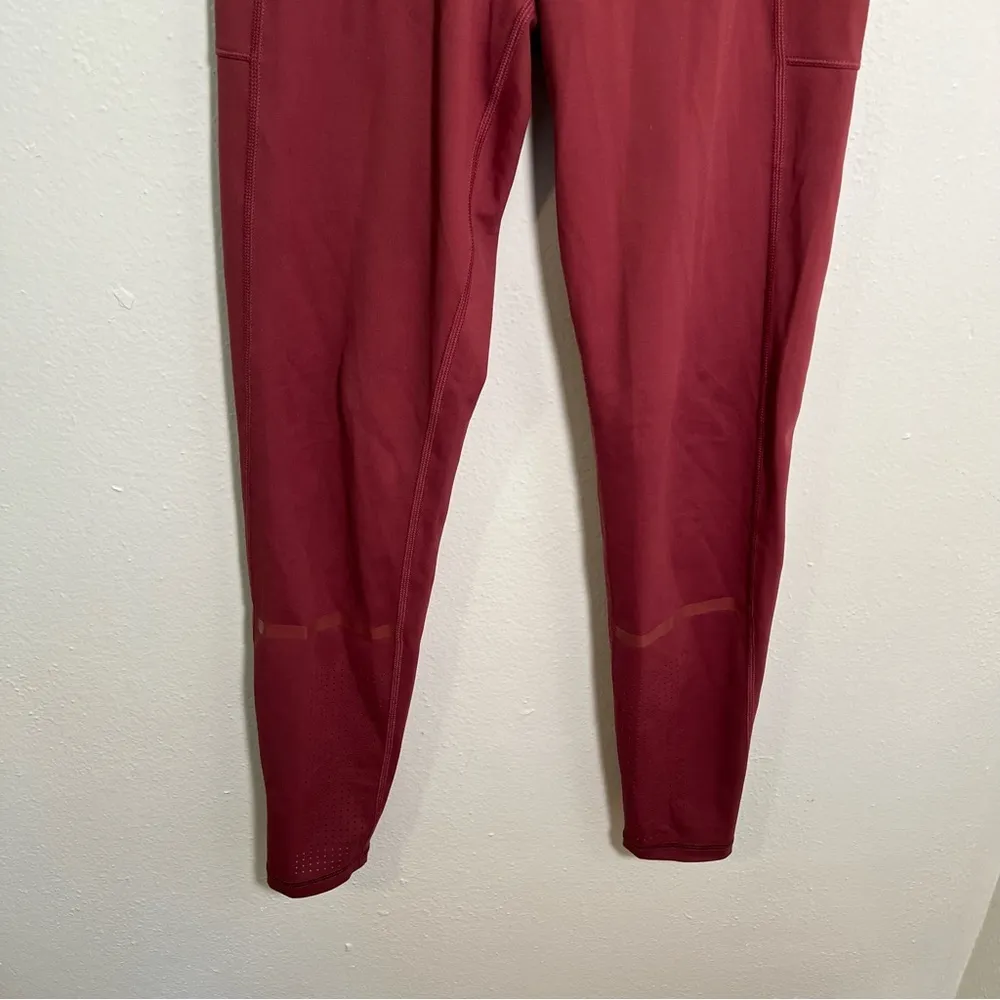 Lilybod Revolve Leggings Dark Red Crimson S - Image 4