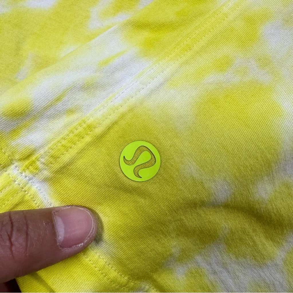 Lululemon Women’s All Yours Tank Top in Marmoleado Tie Dye Highlight Yellow L - Image 9