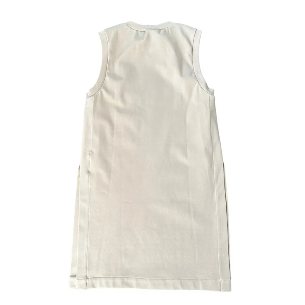 ESSE STUDIOS Split Tank Top Tunic US 8 /AU 12 Longline Layering Minimalist NWT Tan - Image 3