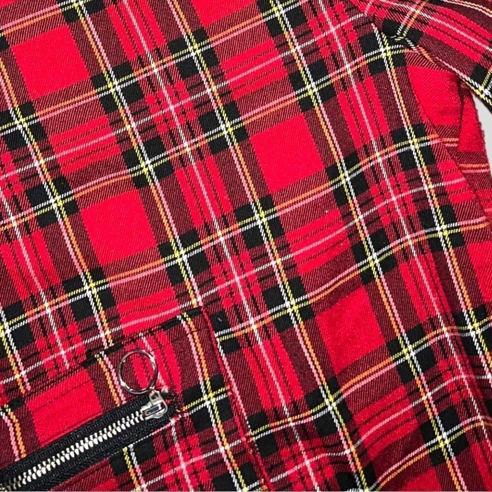 Hot topic red tartan plaid jogger pants! - Image 6