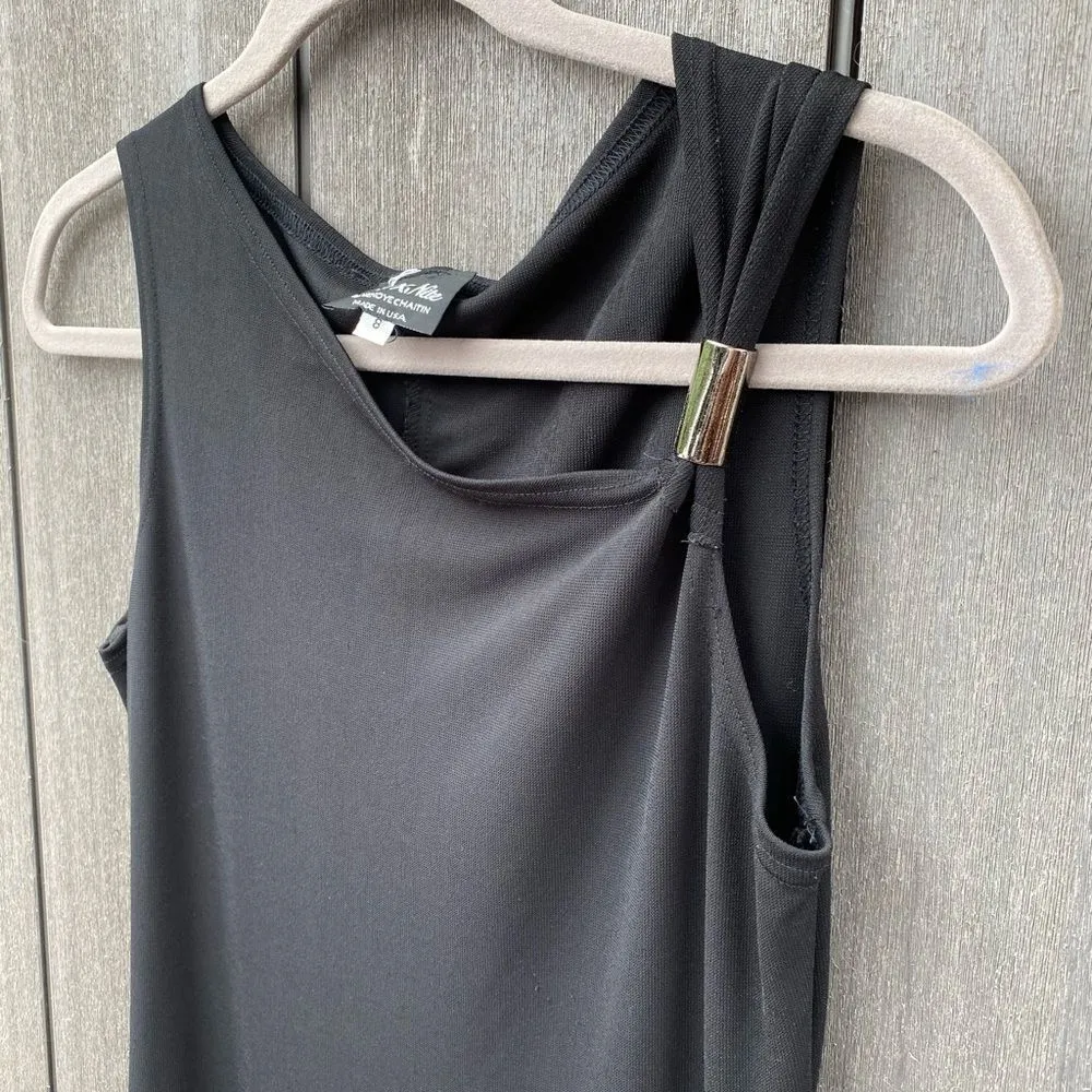 Onyx Nite by Wendy Chaitin Black Maxi Dress - Image 8