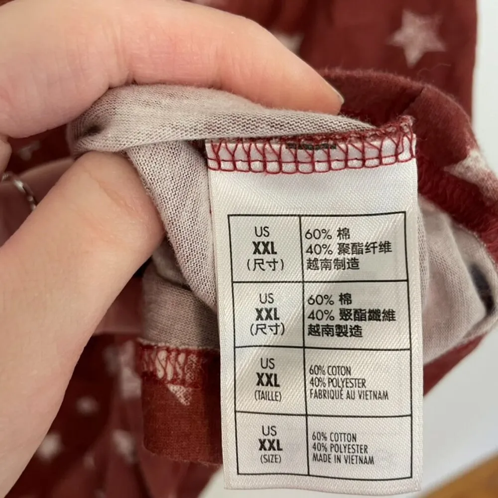 DISNEY PARKS Minnie Mouse Icon Americana Tank Top Red White Blue Stars Patriotic - Image 9