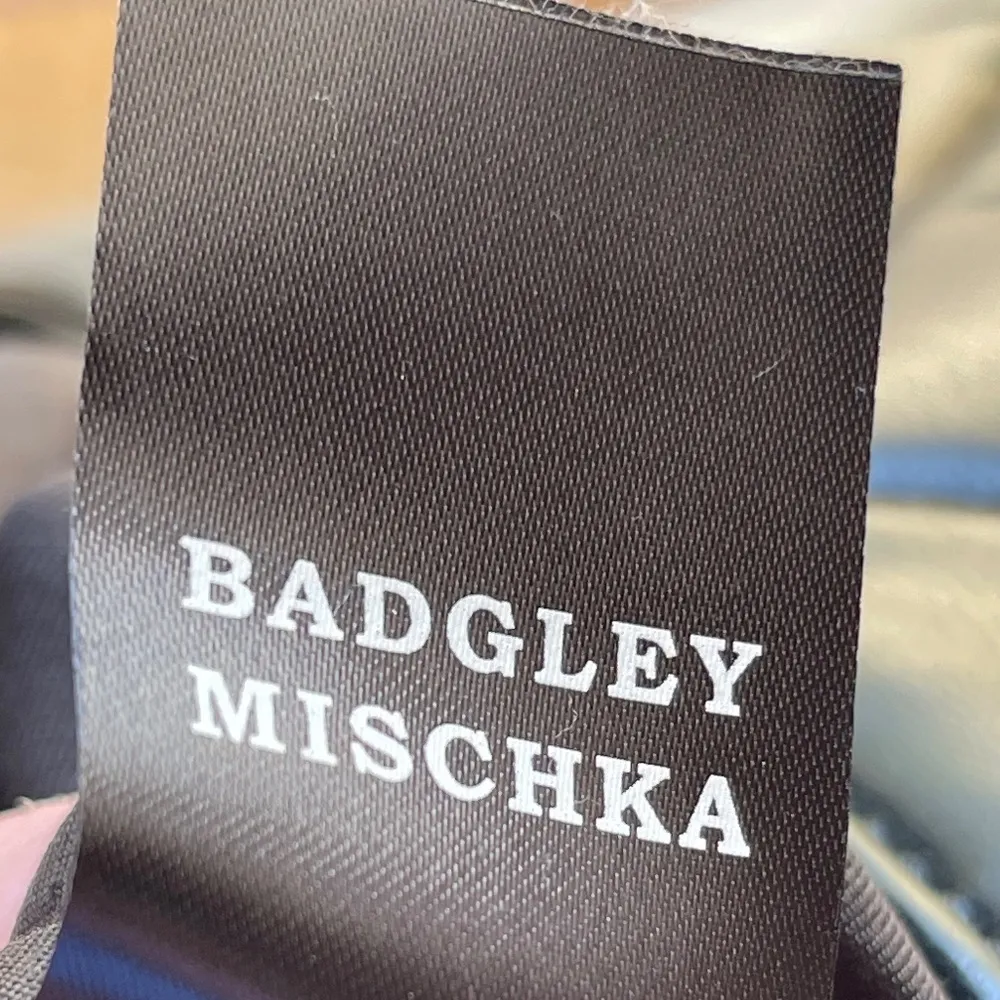 Badgley Mischka Large Quilted Vegan Leather Crossbody w/ 2 Straps - Black - NWT - Image 8