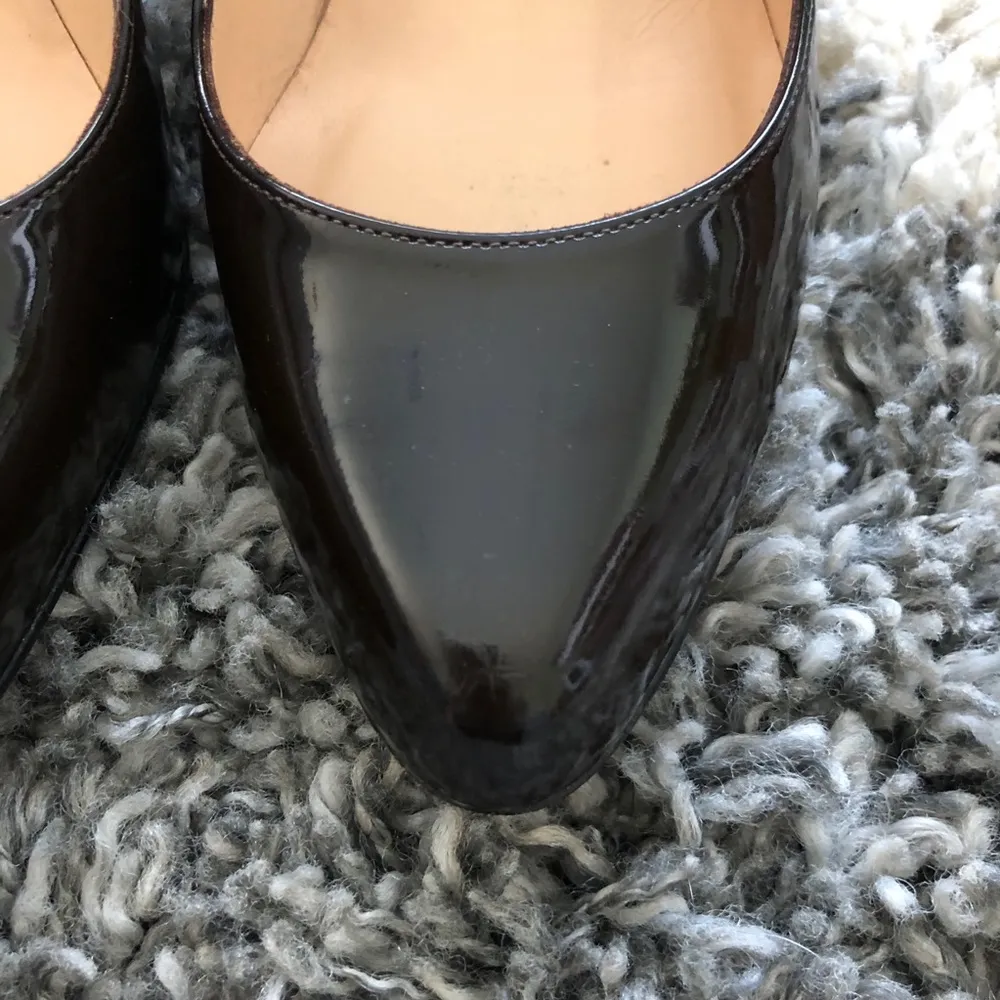 Christian Louboutin Décolleté 868 Patent L. Heels. Size 37.5 (US 7.5). - Image 6