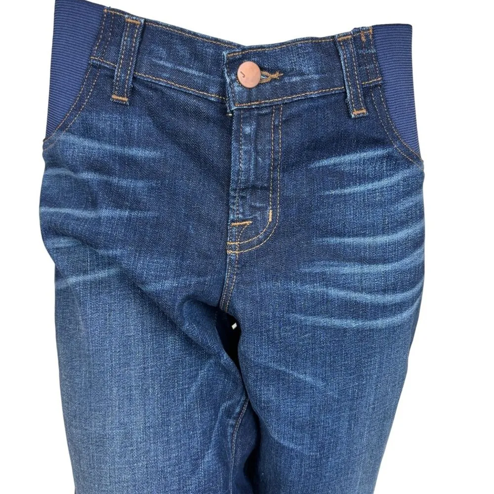 J Brand Mama J cuffed short jeans, size 32, Osaka model, cowgirl, cropped, NWT - Image 2