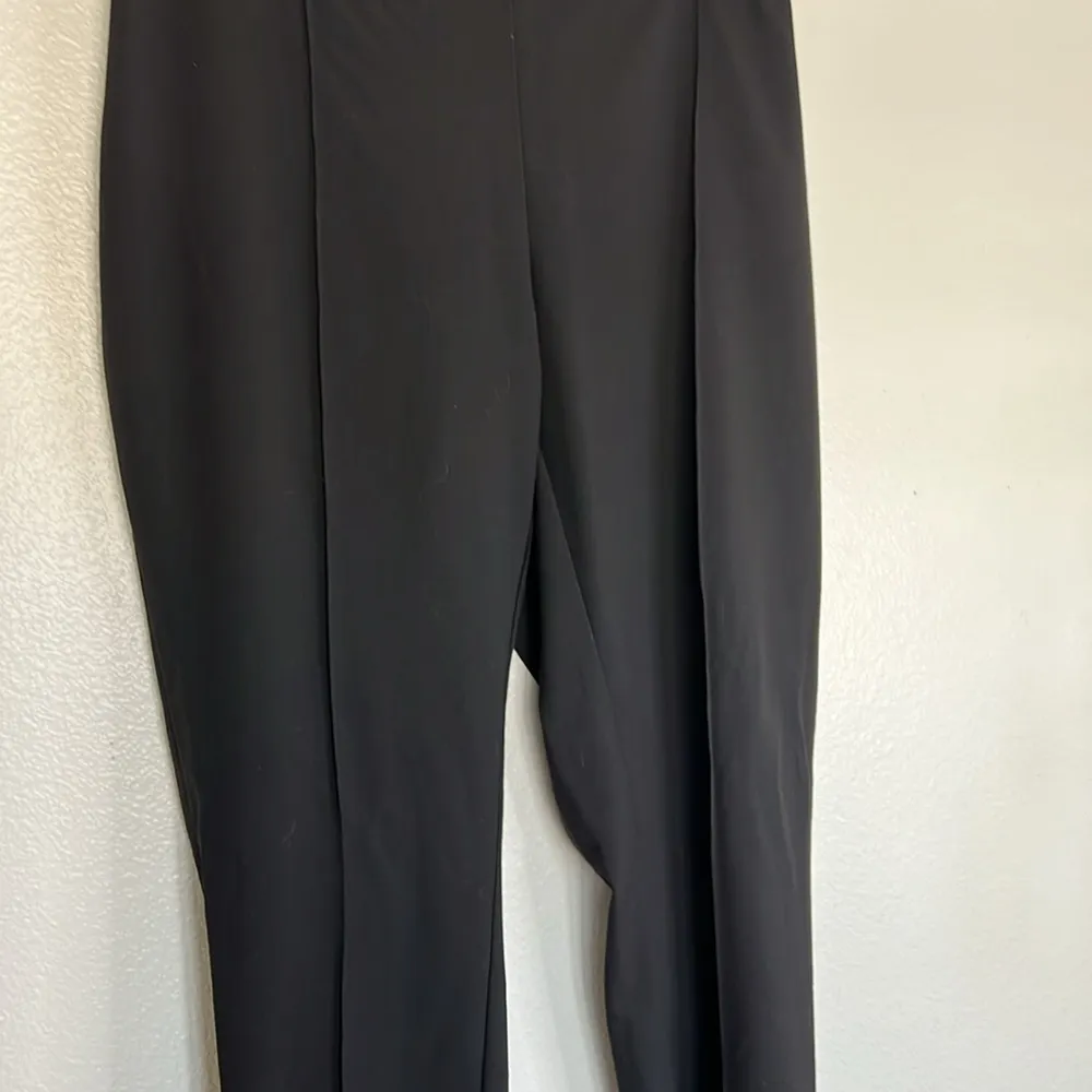 EUC Ellen Tracy Black Pull up Stretch Pant Slacks sz M - Image 3