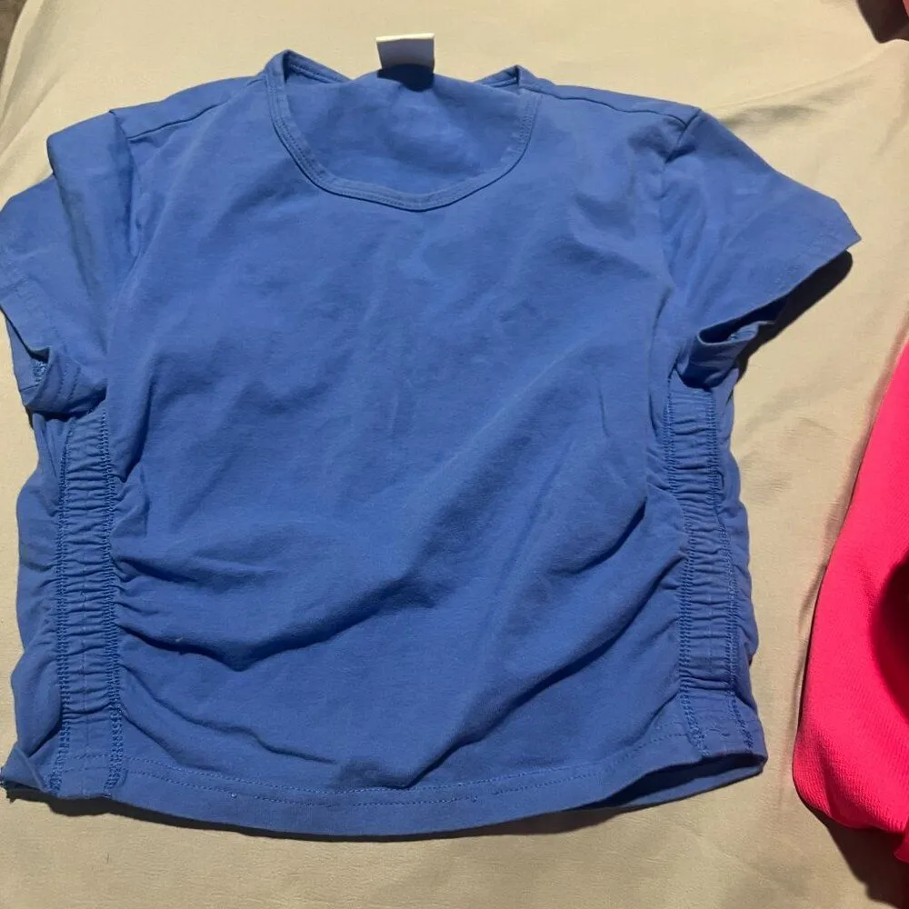 TNA blue xs crop top Blue - Image 2