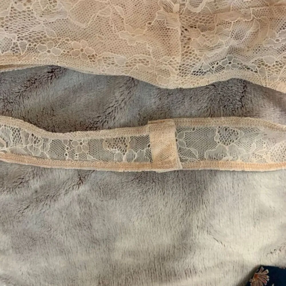 Privy Bodysuit Womens Medium Pink Lace High Neck Corset Bodysuit Bustier Top NWT - Image 10