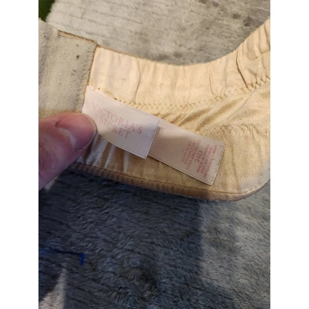 Victoria's Secret Very Sexy size 34D Beige Strapless Bra No Straps - Image 3