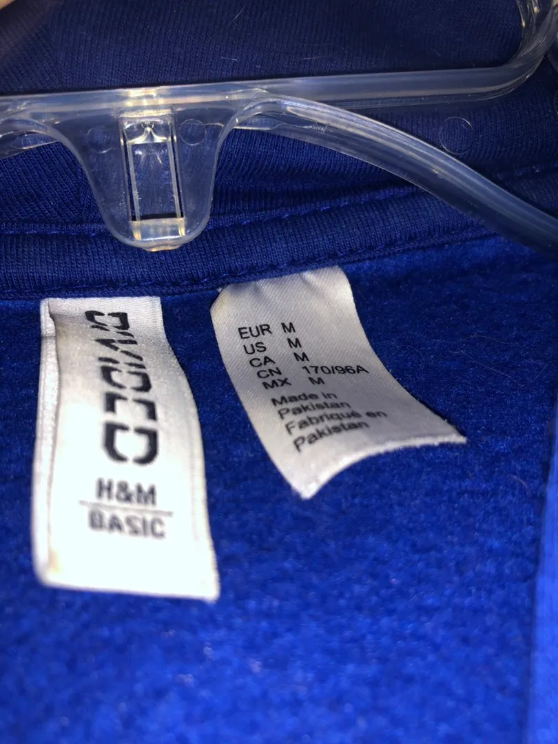 H&M blue zip up - Image 6