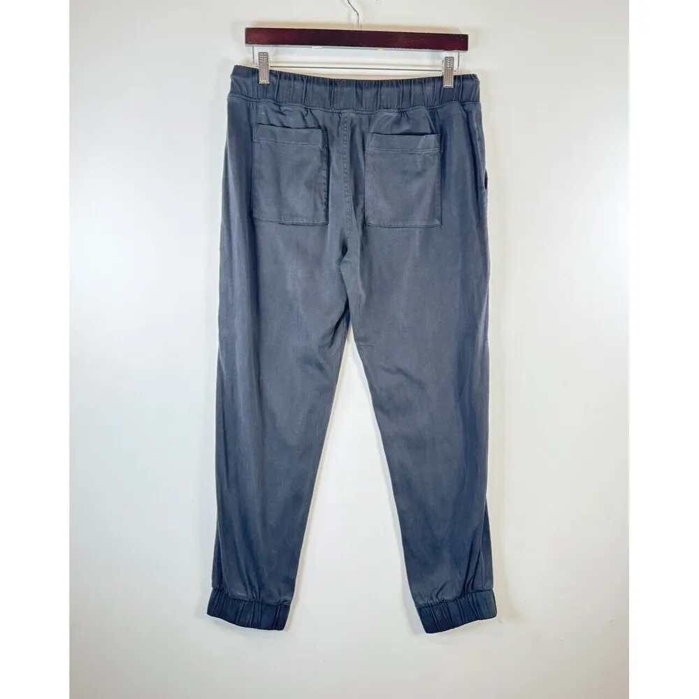 Bella Dahl Womens Pants Black Patch Pocket Jogger Relaxed Trouser Stretch Medium - Image 8