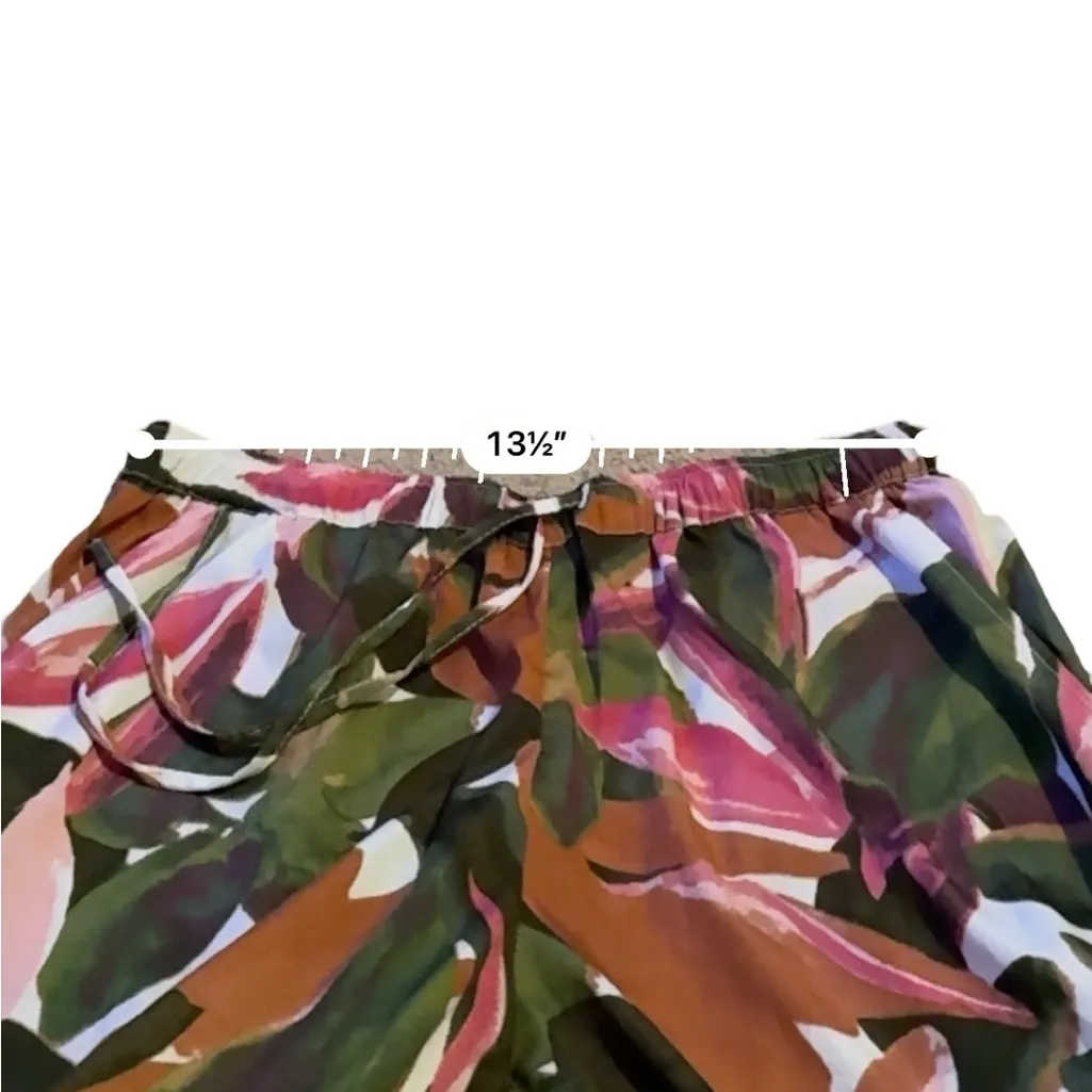 Tahari Pajama Set Women’s Size Small Leaf Print Button Shirt Pants Lounge‎ - Image 9