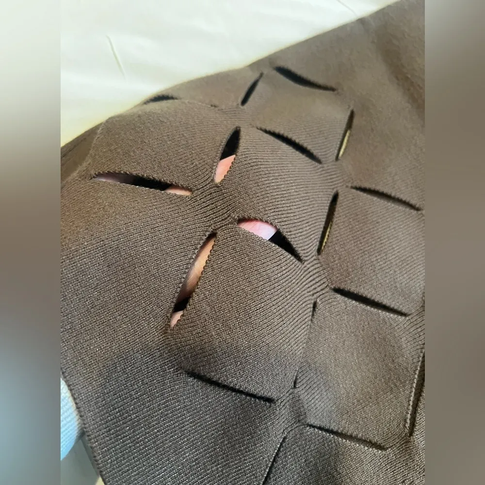 House of Harlow 1960 two piece set brown sz S - Image 4