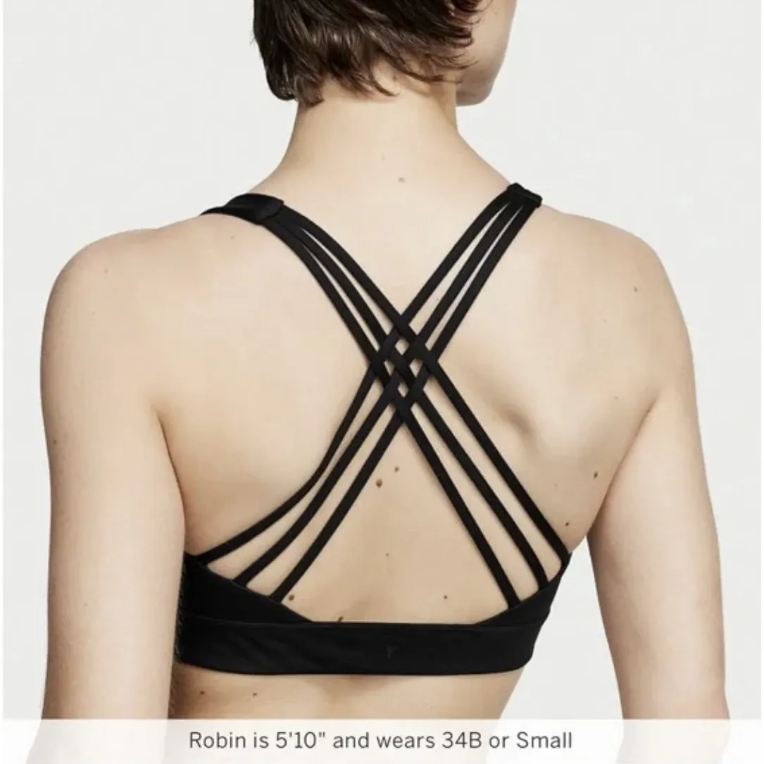 Victoria's Secret Victoria Sport Strappy Sports Bra Cross Back Size Small - Image 2