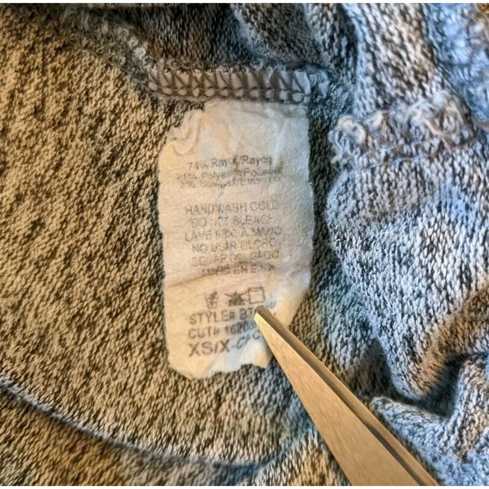 Papermoon Stitch Fix Women XS Cap Sleeve Sweater V-Neck Tank Shirt Office Summer - Image 6