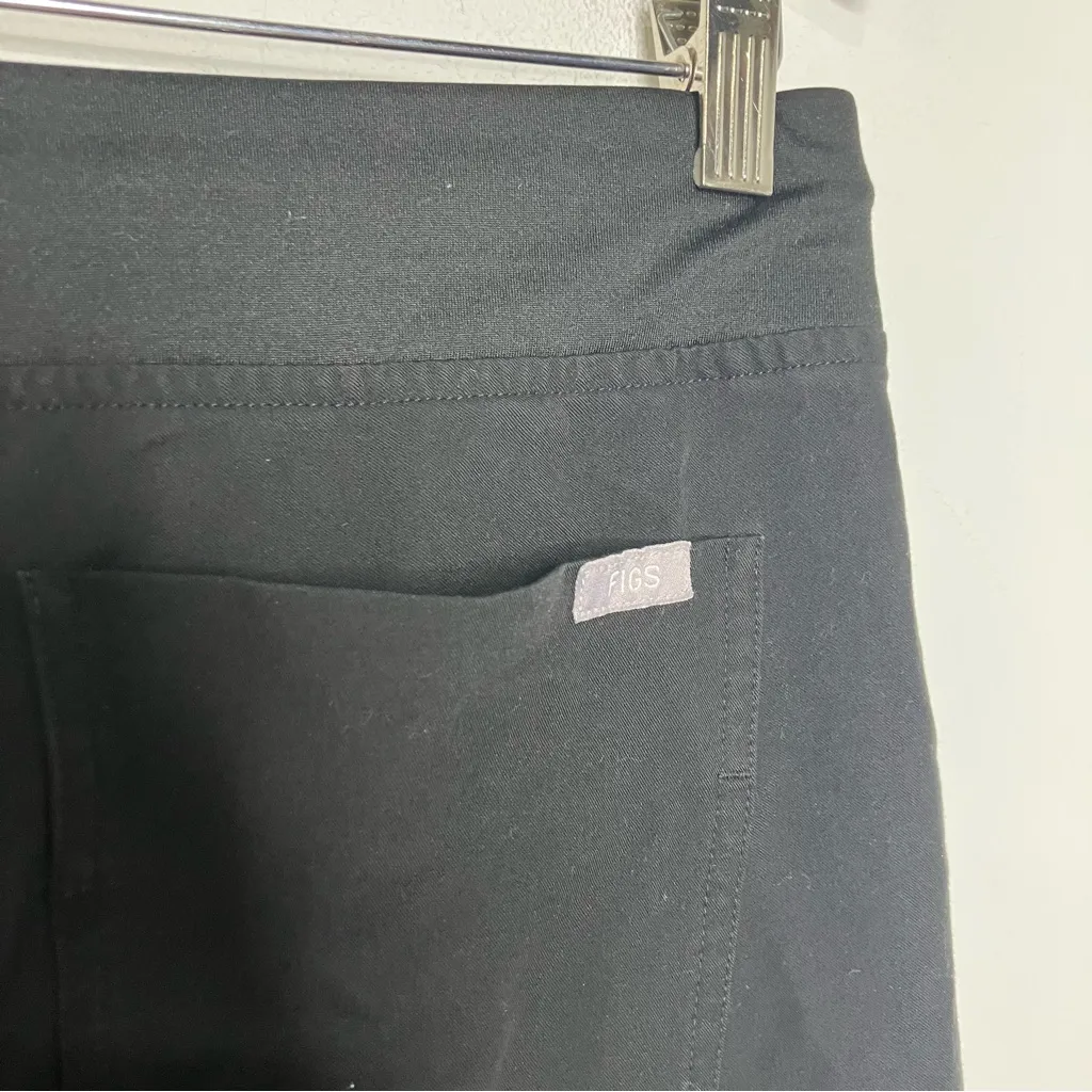 Figs Zamora jogger scrub pants black technical collection‎ women’s size small - Image 7