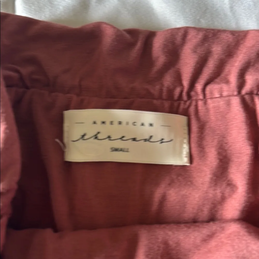 American Threads  Dusty Rose Strapless Romper - Image 2