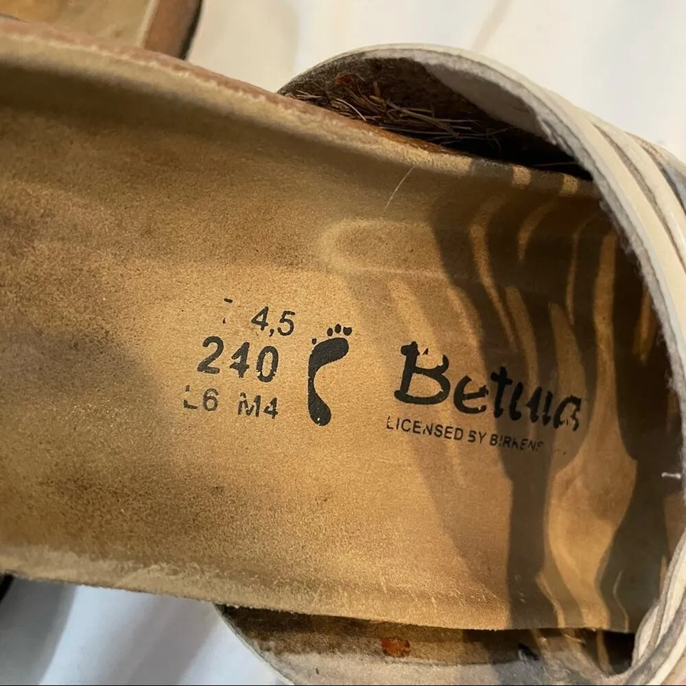 Be Tula By Birkenstock White Double Buckle Comfort Sandals 6 - Image 7