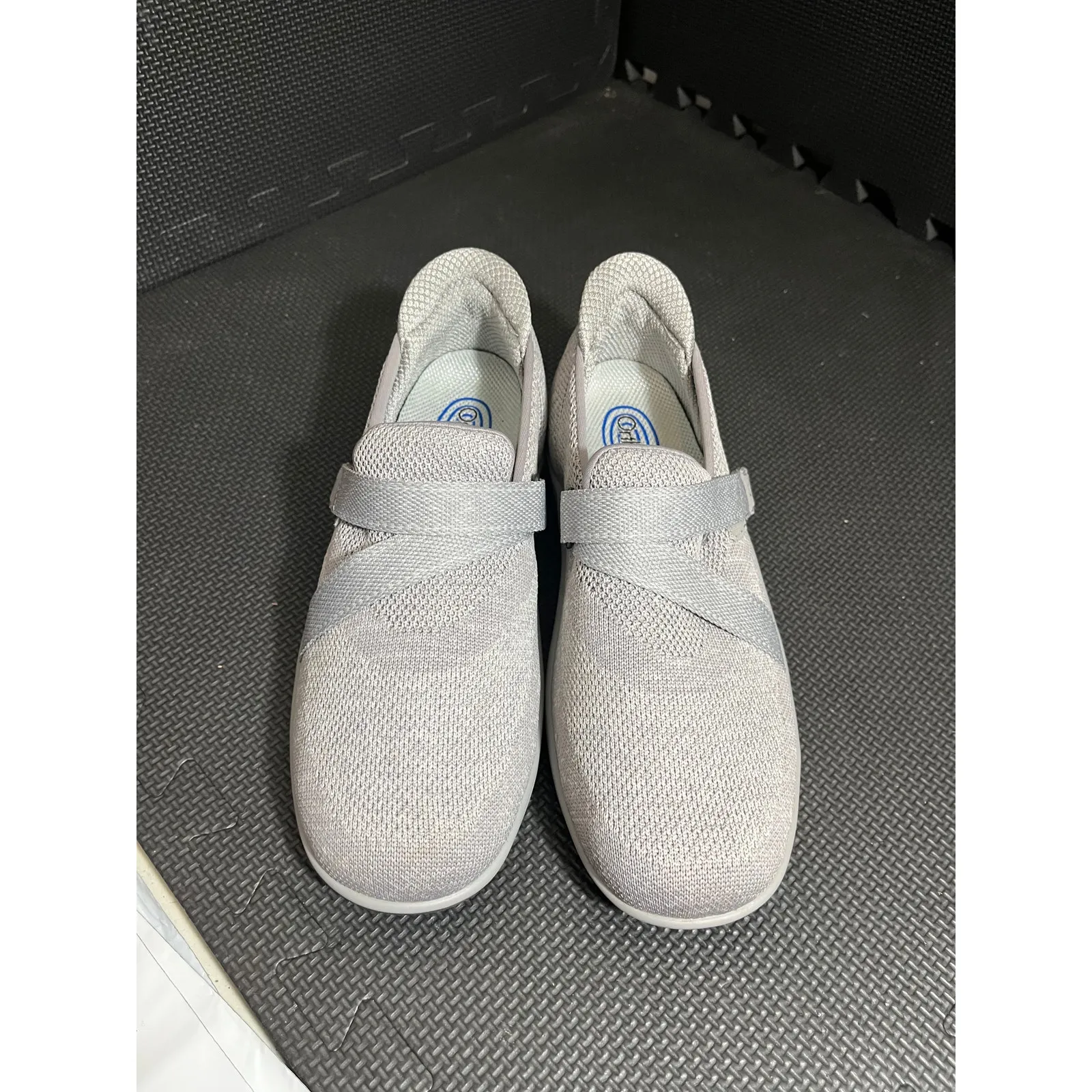 Orthofeet Shoes Womens 7.5 D WIDE Amalya Gray‎ Orthopedic Slip Resistant Comfort Gray - Image 2