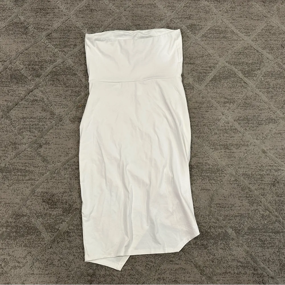 Susana Monaco Strapless Side Pleat Dress in Sugar Large L - Image 5