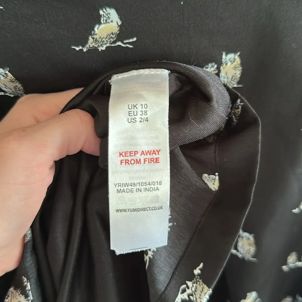 Anthropologie Yumi Bird Owl Long Sleeve Dress - Image 5