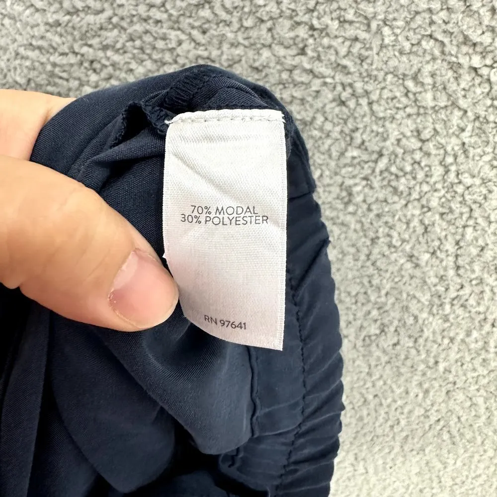 J. Jill Wide Leg Pants Womens XL Blue Stretch Ankle Lagenlook‎ Nautical Boho - Image 7