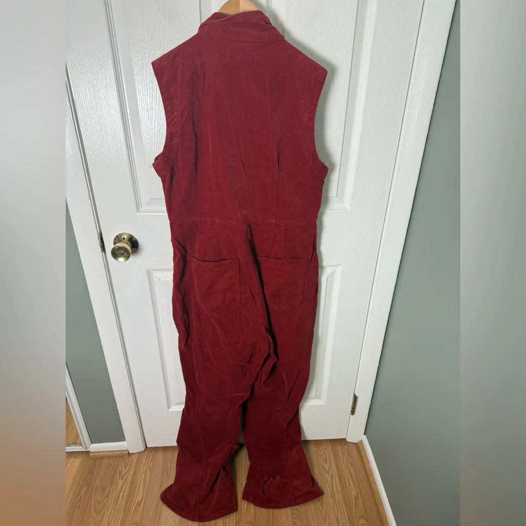 Free People CRVY Ring The Alarm Corduroy One-Piece XL - Image 7