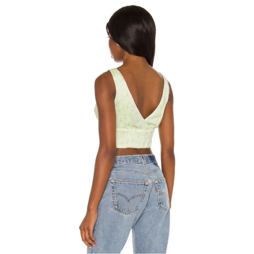 $158 NWT Trudy Bustier in Sage Delilah
CAMILA COELHO XS - Image 5