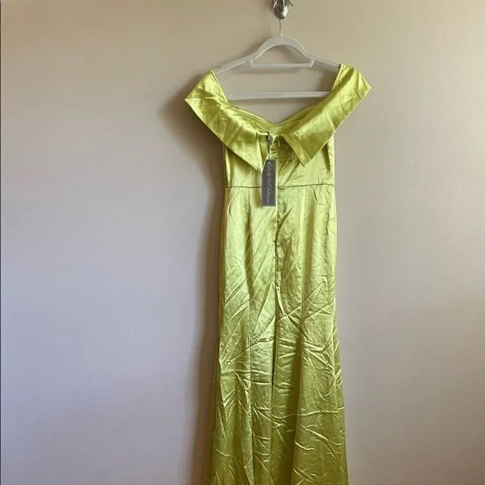 Dolly & Delicious Fishtail Maxi Dress Sz 6 Formal Prom Green - Image 9