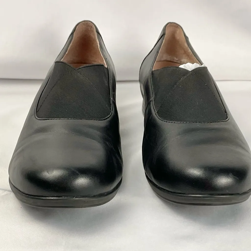 DANSKO Ann Slip On Shoes Leather Sz 42 Black Nappa Comfort Shoes Loafers - Image 10