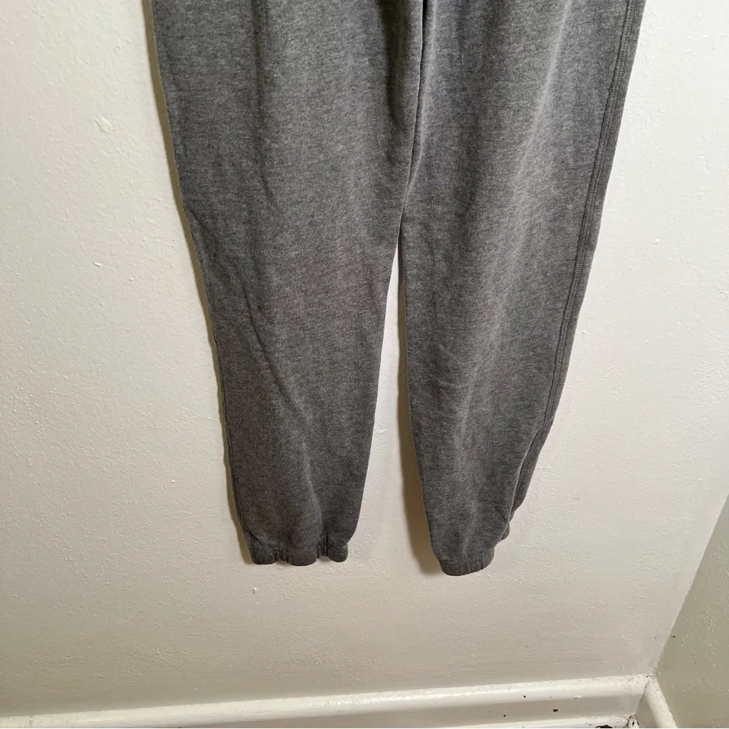 Aeropostale Jogger Sweatpants Gray Silver Graphic S - Image 7